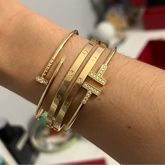 Tiffany T Diamond Wire Bracelet - Picture 7 of 8